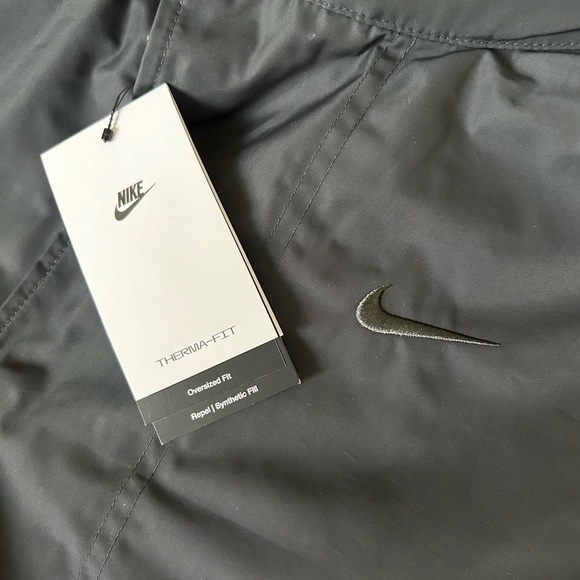 Nike Therma-Fit Life 3-in-1 Parka Jacket Water Repel Grey Mens Small OVERSIZED - Picture 14 of 14